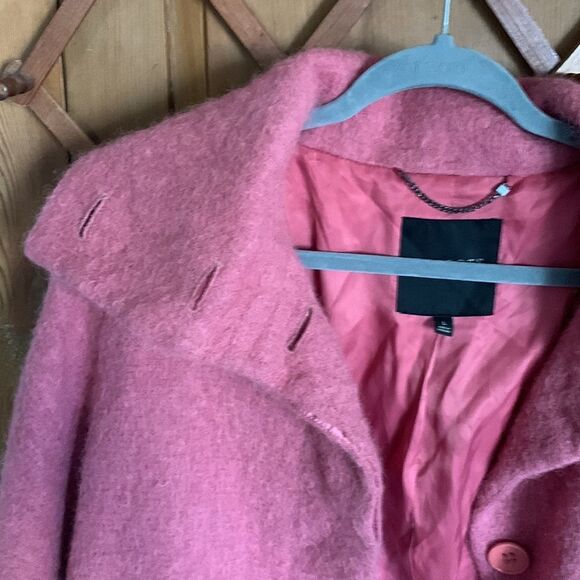 Talbots pink mohair wool blend peacoat - Picture 10 of 11